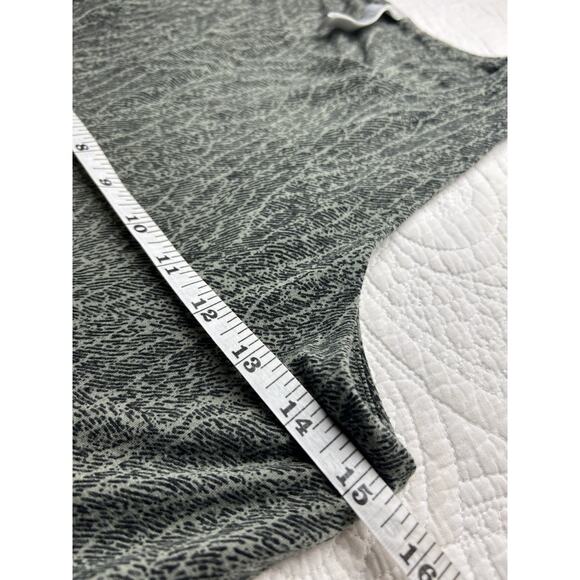 Athleta Santorini Tank Dress Womens Sz Small Tall Olive Green Black Sleeveless - Picture 4 of 6